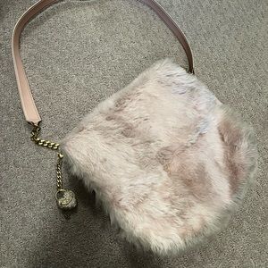 RARE Juicy Couture rabbit fur crossbody